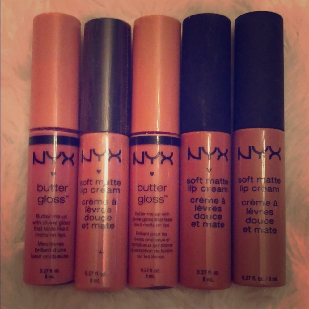 Nyx Lip cream and glosses